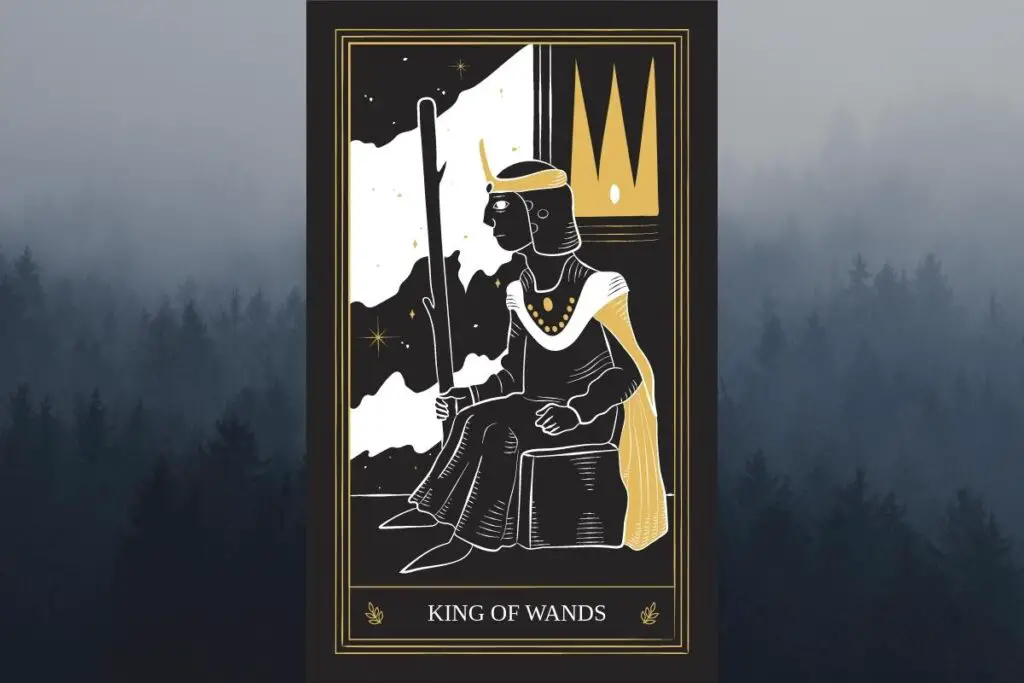 Tarotkortet kung i stavar